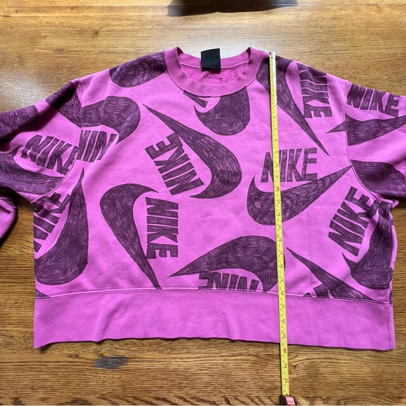 ⭐️ NIKE SWOOSH ICON CLASH SWEATSHIRT PLUS SIZES 2X,  PINK, - Picture 12 of 12